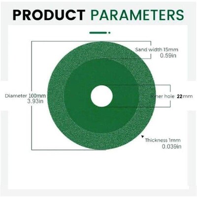 1Pcs 22mm Hole Glass Cutting Disc For