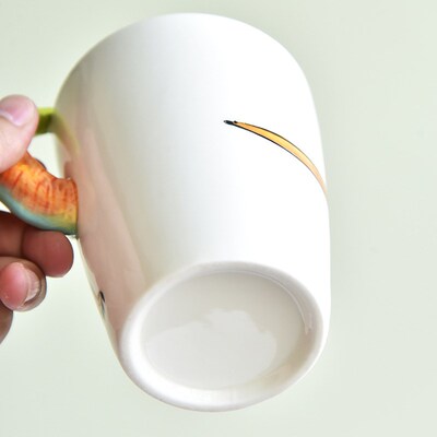 3D Dinosaur Ceramic Mug - Animal Shaped Cup for Kids 恐龙杯