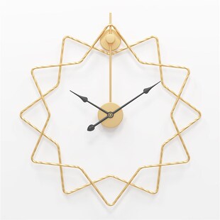 Wrought Iron Simple Living Room Wall Clock Creative Clock
