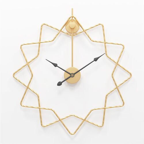 Wrought Iron Simple Living Room Wall Clock Creative Clock