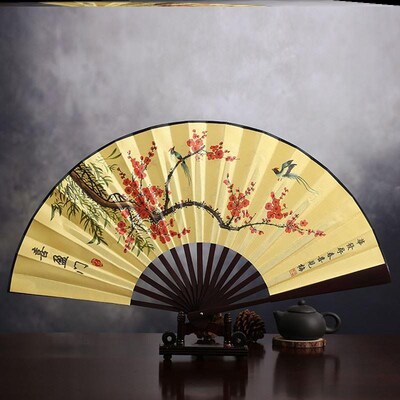 Chinese style fan folding fan blank advertising fan dancefan