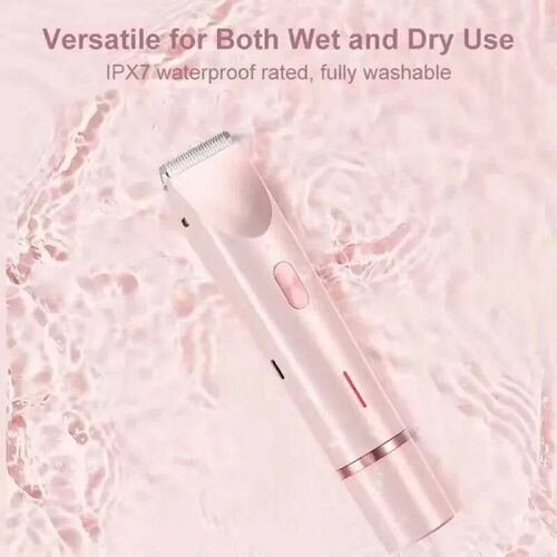 Portable Lades Shaver  Waterproof 2 n 1 Lady Pubc Har Groome