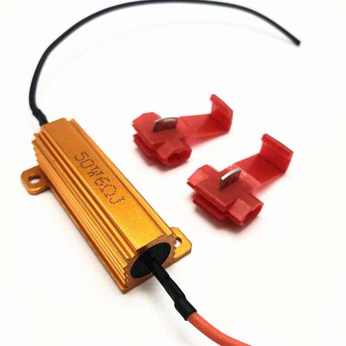 2pcs 50w 6ohm 8ohm 10ohm Load Resistors LED Flash Rate Turn