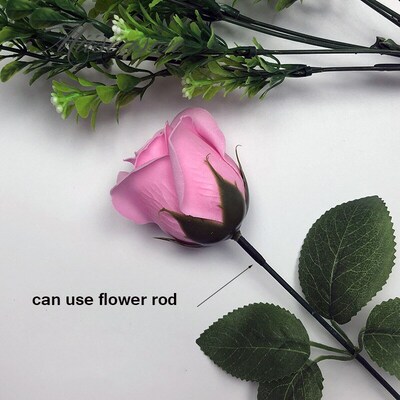 50pcs Diameter 4.5cm Cheap Soap Rose Head beauty Wedding Val