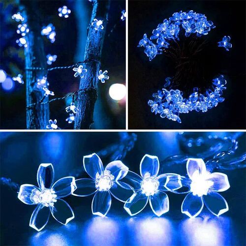 Solar Garden Light Flower Outdoor Solar  String Lights Water