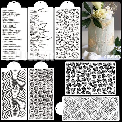 Cake Stencil Fondant Lace Spray Cake Mold Boder Stencils Tem