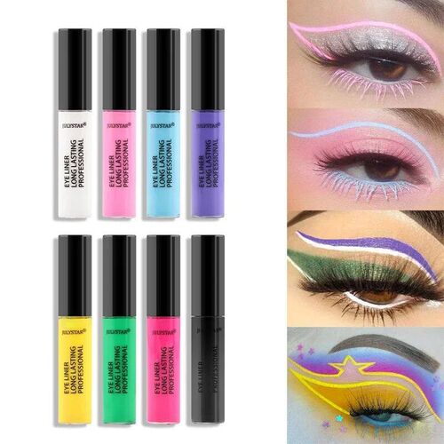 8 Color Eyeliner Liquid Pencil Waterproof Easy To Wear Make