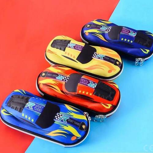 Ce Pen3D Racing Car Pencil Cases Cartoons School Pencil Case