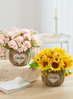 仿真花Plastic plant of artificial flower vine and decoration