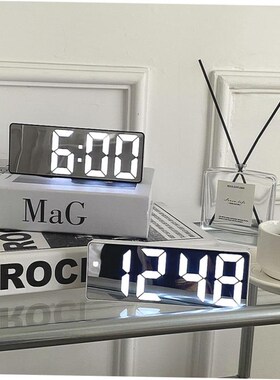 Smart LED Clock Bedside Digital Alarm Clocks Desktop Table E