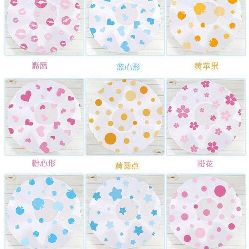 Stylish Thickened EVA Waterproof Bath Cap for Shower, Bathin