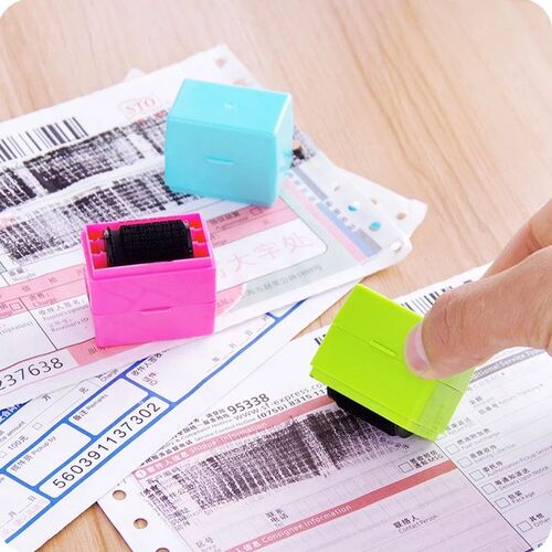 Garbled Secret Scroll Wheel Privacy Smear Stamps Children To
