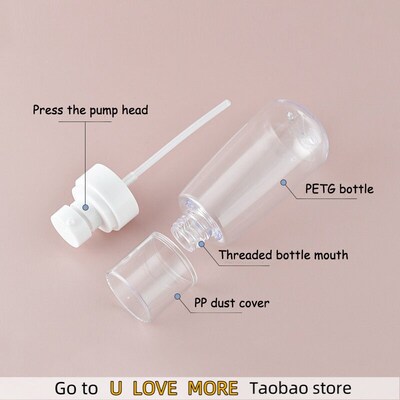30/60/80/100ml Portable Watering Can Travel Dispense Lotion