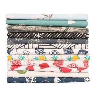 cotton and linen fabric curtain sofa fabric background cloth