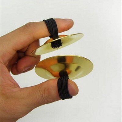 Belly Dance Finger Cymbals 1 Pair Finger Bowl Hand Cymbals D