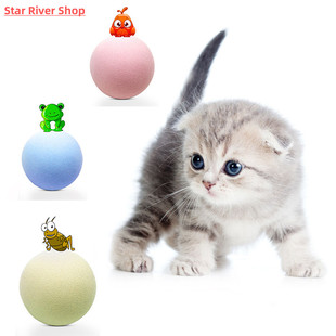 3 Colors Cat Toys New Gravity Ball Smart Touch Sounding Toys