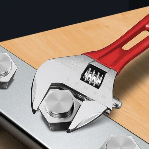 Open-end adjustable wrench short handle wrench tool multi-fu