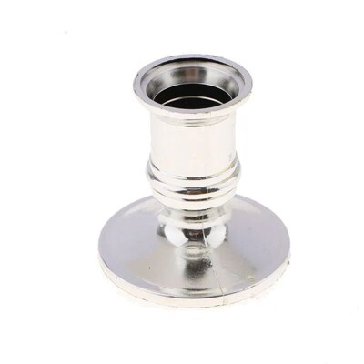 2pcs Plastic Candle Base Holder Pillar Candlestick Stand For