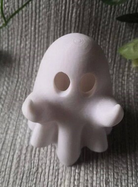Halloween Lighted Middle Finger Ghost Resin Figurine Illumin