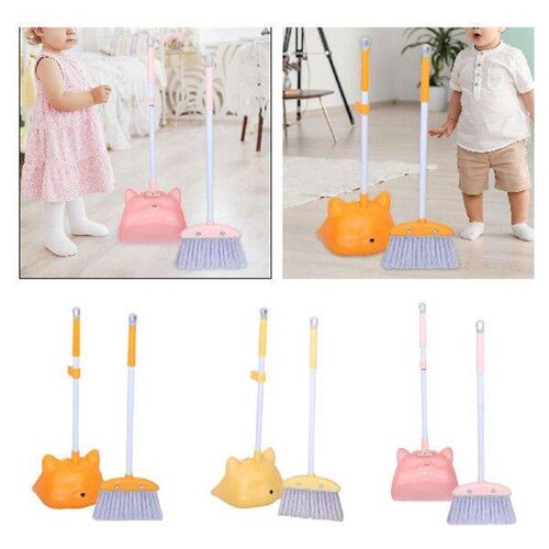 Small Broom and Dustpan Set Novelty Cleaning Toys Gift