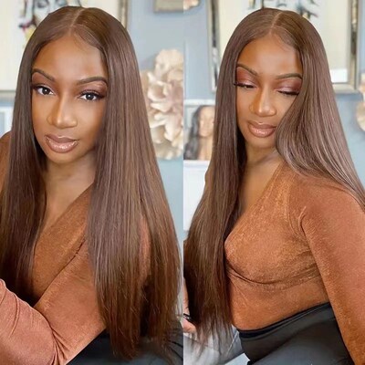 Straight HD Lace Frontal Wig Human Hair Wigs 13x4 13x6 Trans