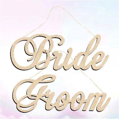 2 Pcs Hanging Ornament Letter Design Decor Decoration