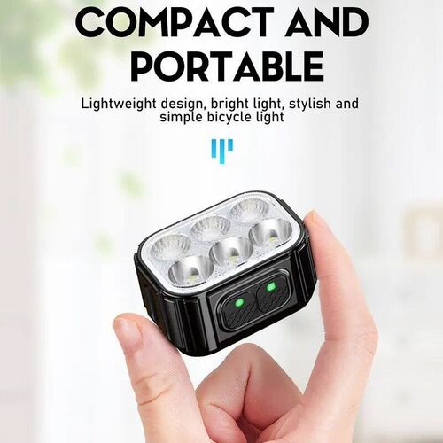 Bicycle Q6 Light Set Bike LED Front Rear Lights USB Charge M