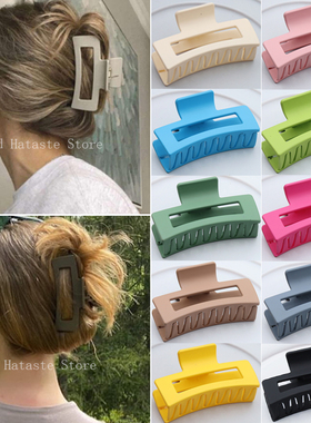 Korean Women Girls Plastic Hair Claws Hair Clips Headwear La