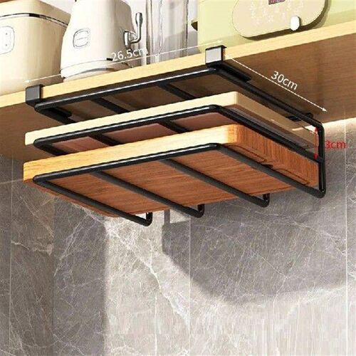 Kitchen Non-Punch Storage Rack Multi-Function Cutting Board