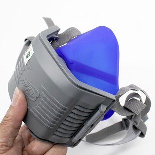 南核81防尘口罩工业煤矿粉尘打磨装 修电焊烟灰尘可洗硅胶半面罩