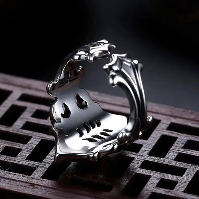 Ghost Pirate Skull Ring Male Personality Hip-Hop Sreet Exagg