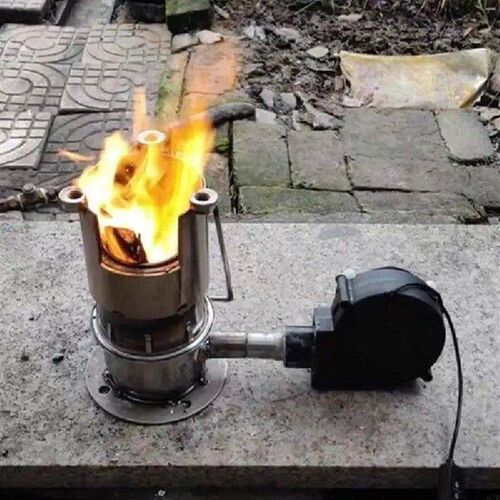 E1PD Air Blower Stove Outdoor for Cooking Campfire Air