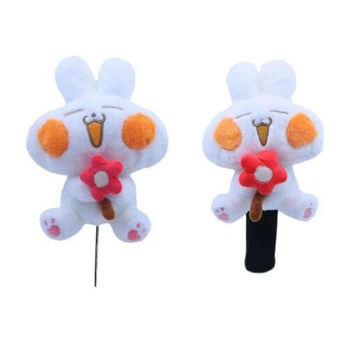 Plush Bunny Golf Wood Headcover Long Neck Wrap Golf Cue