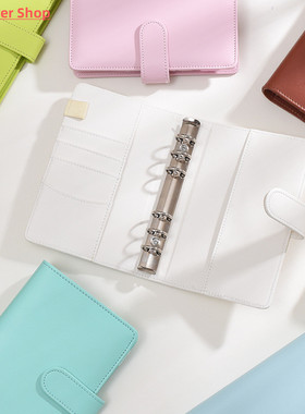 Macaroon Color A6 Budget Binder Notebook Cover 2022  Loose L