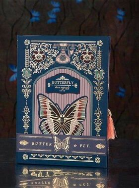 Gift Hand Ledger Gothic Butterfly Note Vintage