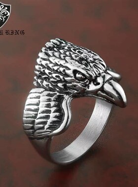 Personalized  Vintage stainless steel mens domineering Eagl