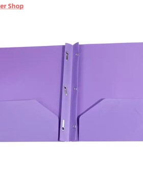 10pcs A4 Double Pocket Folder Bilateral D-Shaped Report Fold