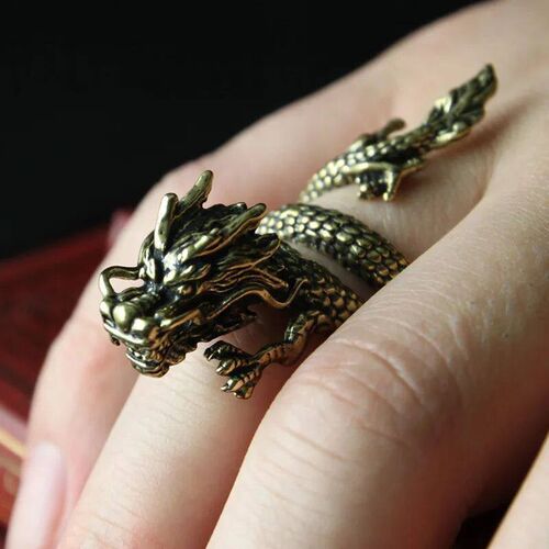 Dragon ring male open personality single rendy male index fi