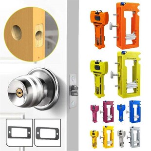 Door Hinge & Door Latch Installation Kit DIY Door Hinge And