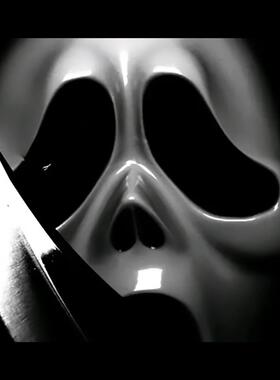 Halloween Foam Scream Ghostface Knife Scary Evil Costume Cos