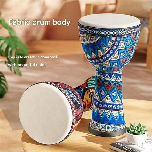 8-inch African Drum,Djembe Hand Drum,Goatskin Drum Surface w