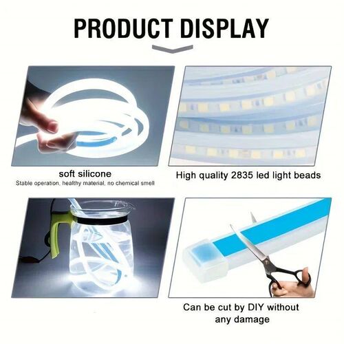 Led Car Hood Light Strip Constant Through-type Auto Modified