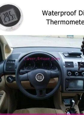 E06B Mini Motorcycle Thermometer Waterproof Stick-On