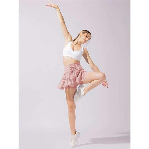 Womenu0027s half length skirt safety pants anti glare lace