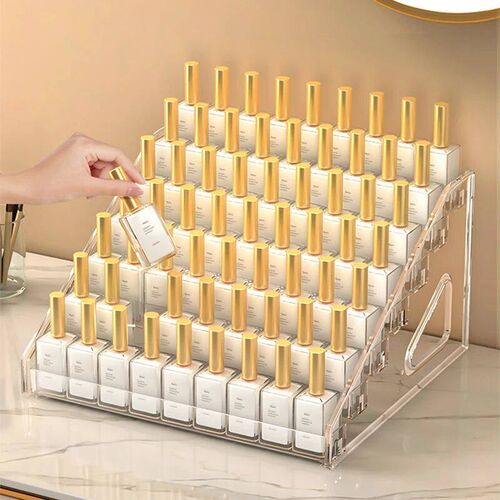 Nail Polish Organizer 7 Layers Upgraded Aryli Display Rak fo