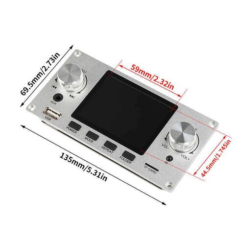 2.8 Inch TFT Color Screen Lossless Audio Decoding Board