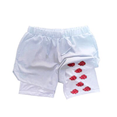 Dragon Ball Series Shorts Fire Shadow Double Layer Beach Pan