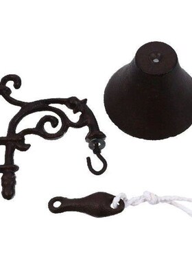 Home Decor Retro Doorbell Cast Iron Wall Manually Shaking