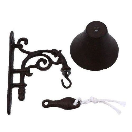 Home Decor Retro Doorbell Cast Iron Wall Manually Shaking