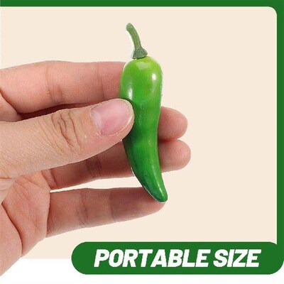 Simulation Food Model Prop Lifelike Small Chili Artificial